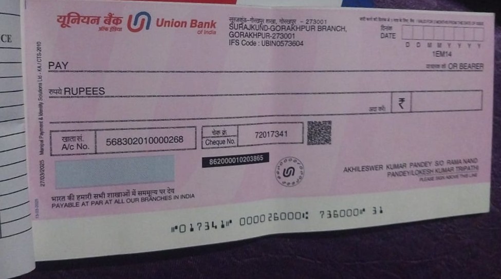 cheque